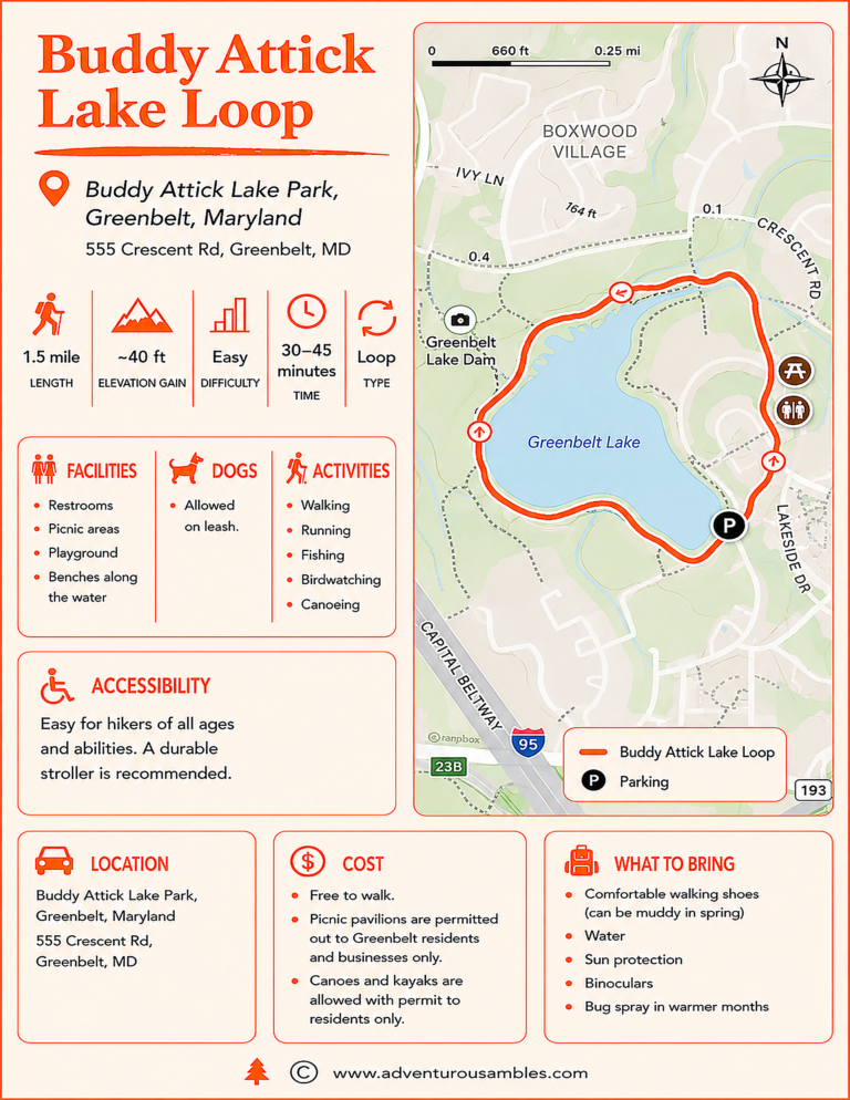 Buddy Attick Lake Loop Guide