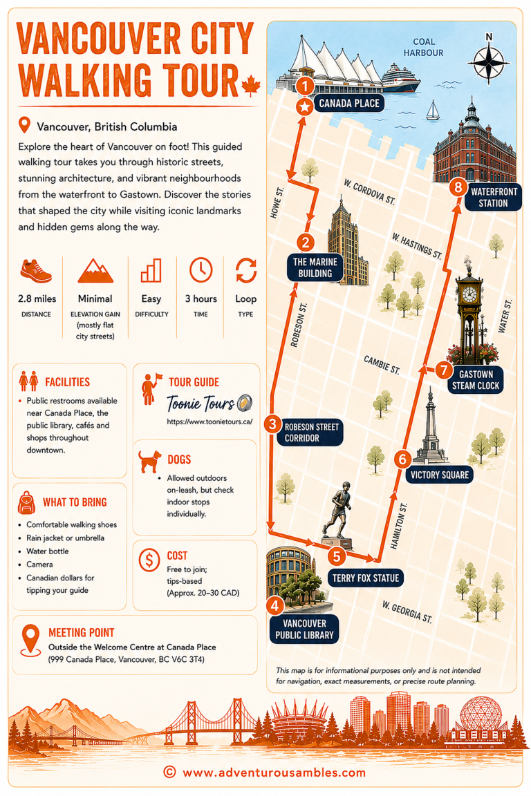 Vancouver City Walking Tour Guide