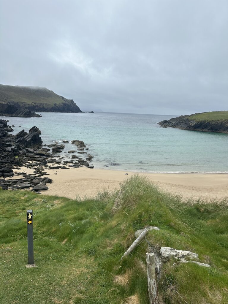 inch beach along the dingle way
